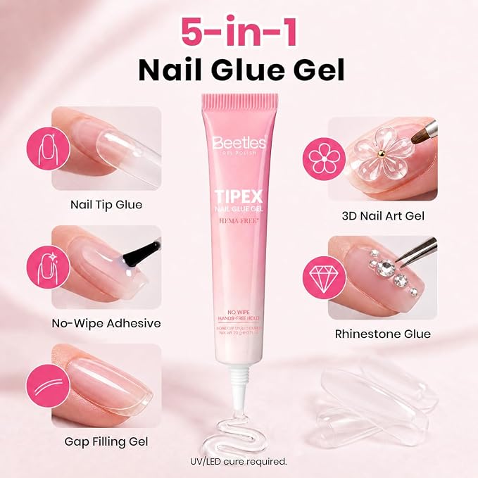 0 - Gel Nail Glue | 2pcs 20g