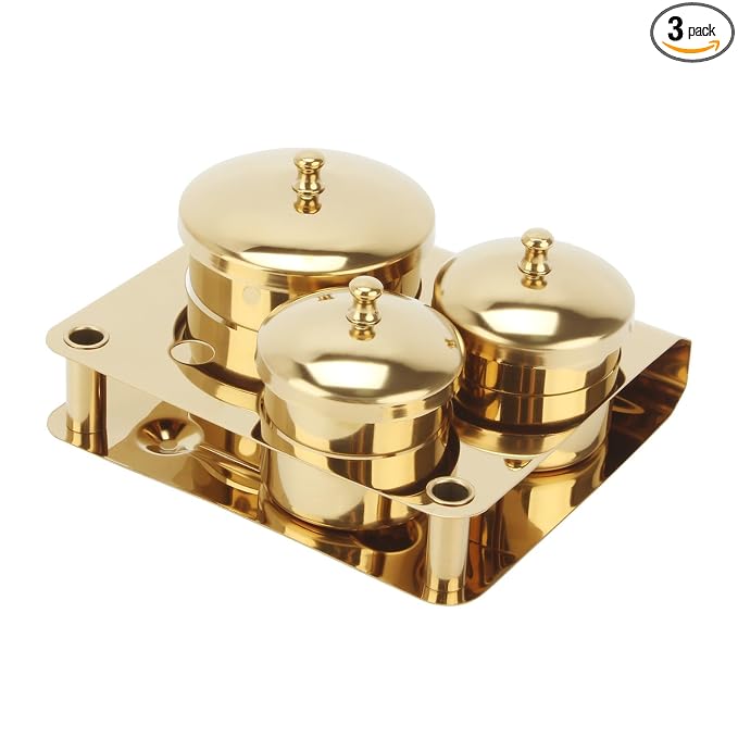 Golden, 3Pcs