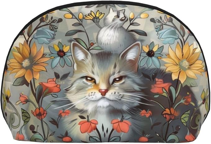 Funny Cats and Flowers