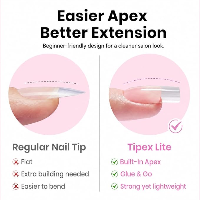 0 - Tipex Lite Nails Only | Short Square | 256