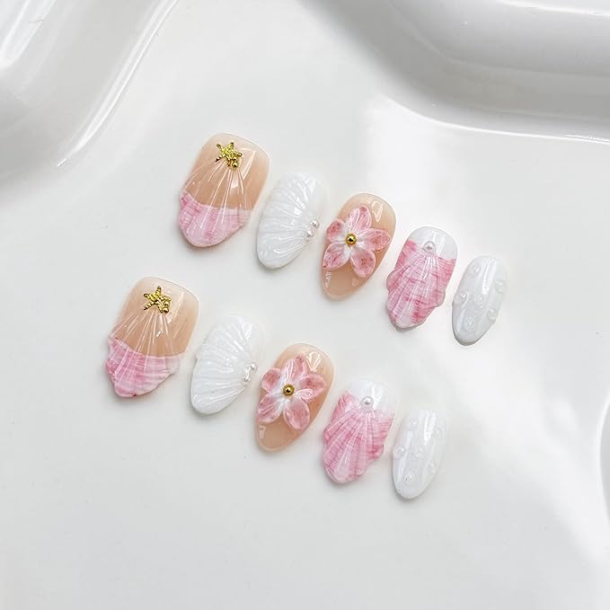 Handmade Almond Nails 31