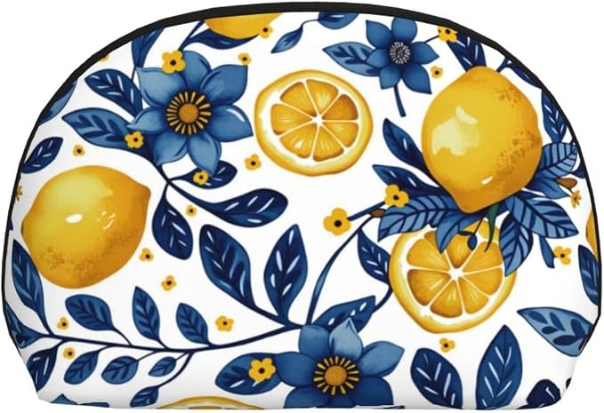 Lemon Floral Blue Yellow