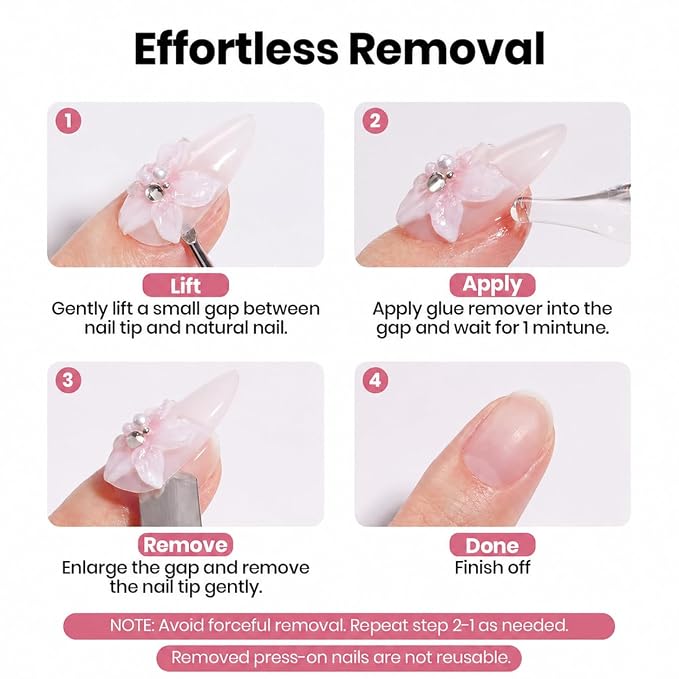 3 - Tipex Lite Nails Kit | Short Almond | 192