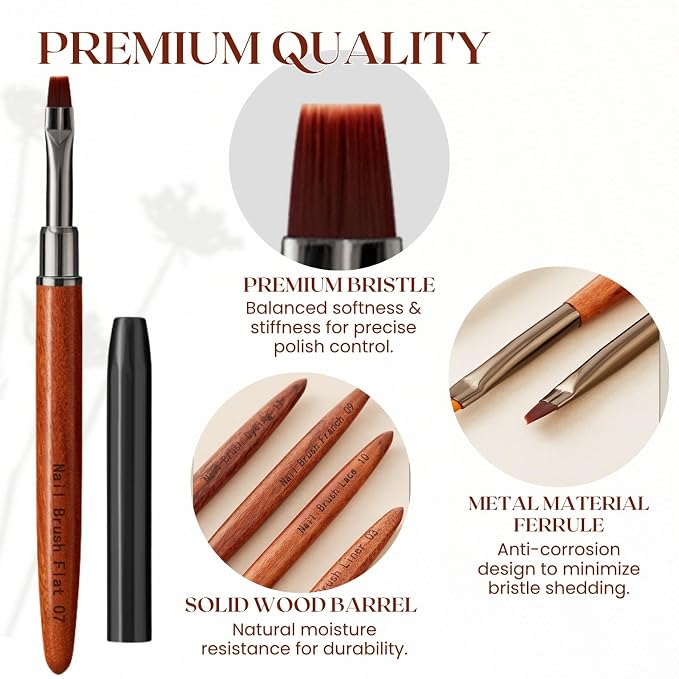 Flat Head French Brush