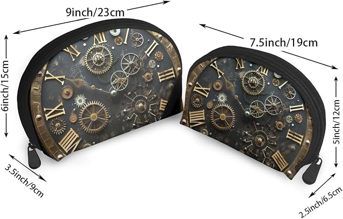Gears Clock Bronze Century
