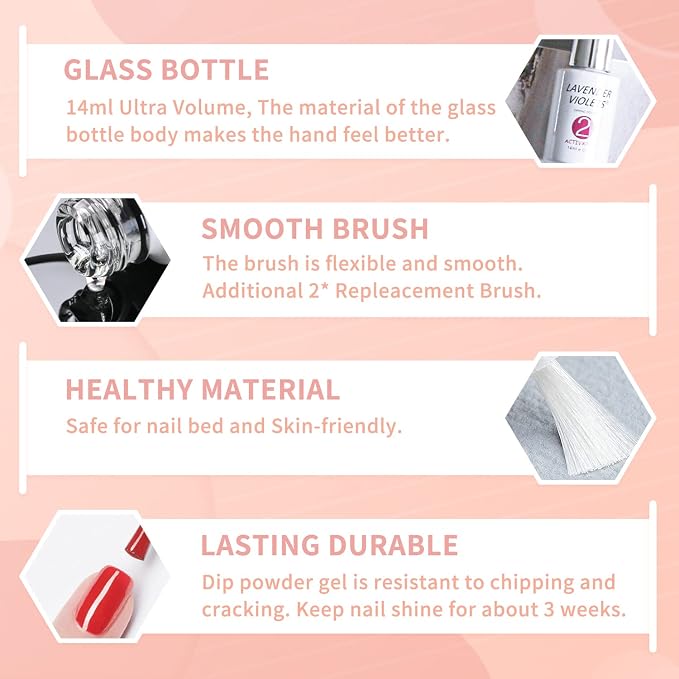 Dip Powder Liquid Set - Clear
