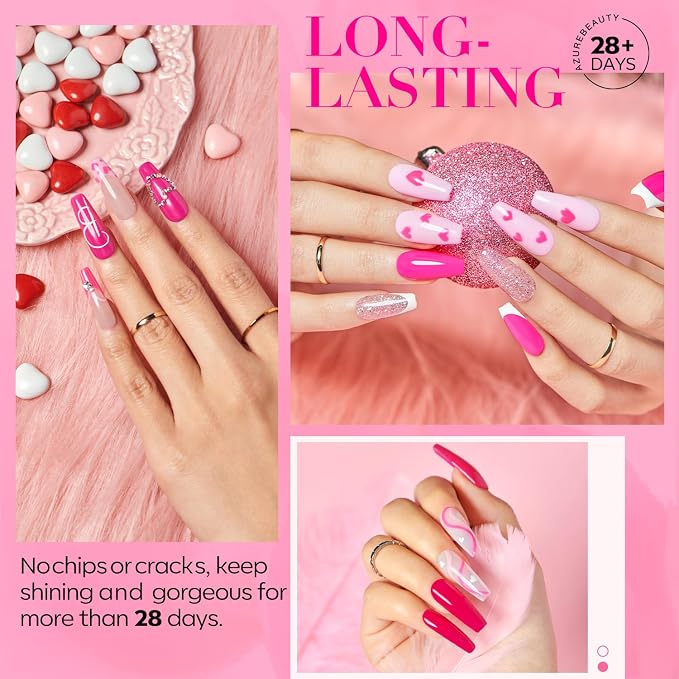A0-Glitter Pink Red