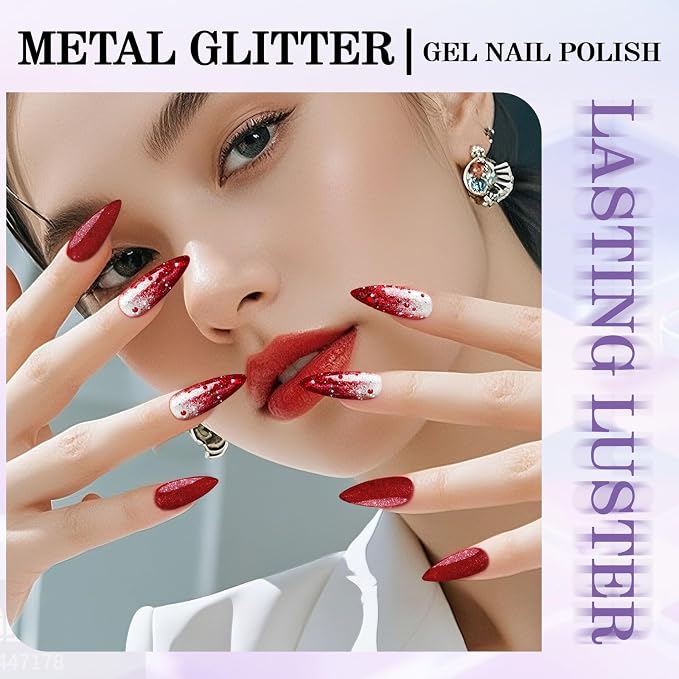 Silver, Gold, Red, Pink & Purple