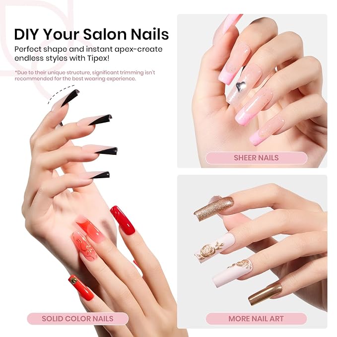 1 - Tipex Nails Only | Long Square | 512
