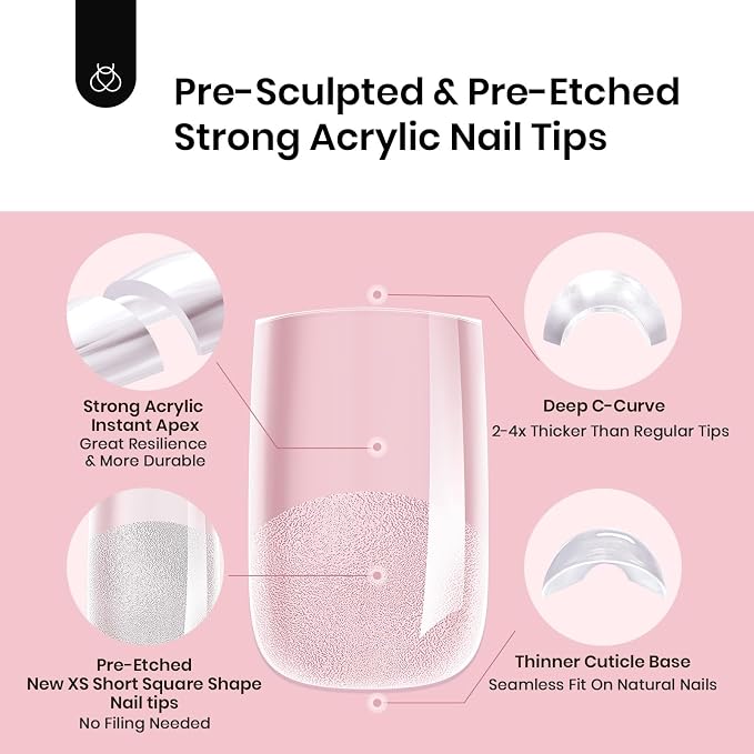 1 - Tipex Nails Only | XS Square | 192