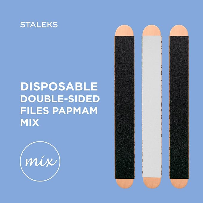Papmam Mix Glueless Abrasive Cover Without Foam Layer on Wooden Base, 180/240 Grit