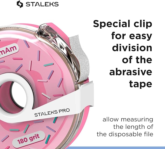 Glueless Abrasive Tape (Papmam) in Plastic Case, 180 Grit