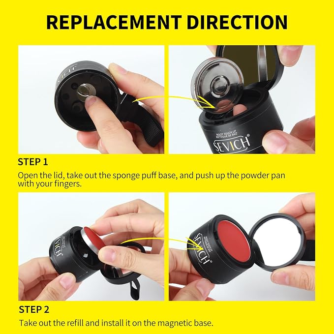 black Magnetic Replaceable