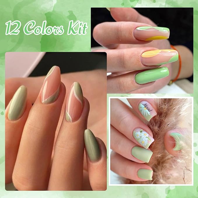 12 Pcs Green