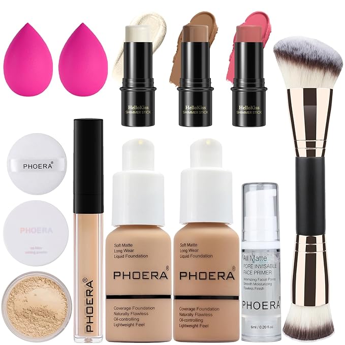 104+105+Light-Medium Contour/Buff Beige+Sand+#02,#10,#12