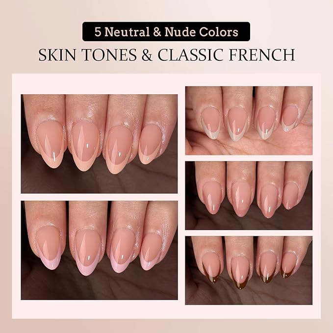 02 S - Almond Skin Tones French in Peach Base