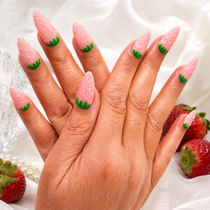 Pink Strawberry Medium Almond