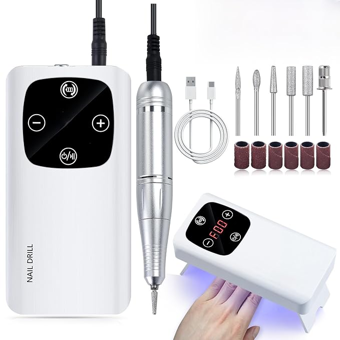 Usb Nail Drill, White V3