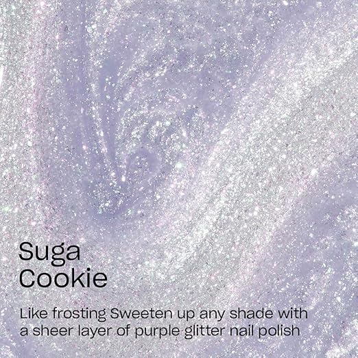 Suga Cookie | Sheer Soft Purple Glitter