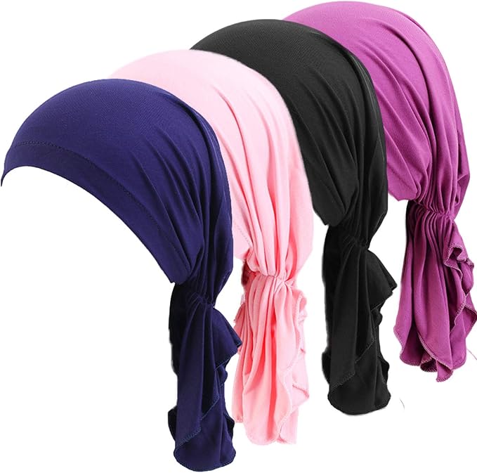 4pcs Navy&pink&black&purple