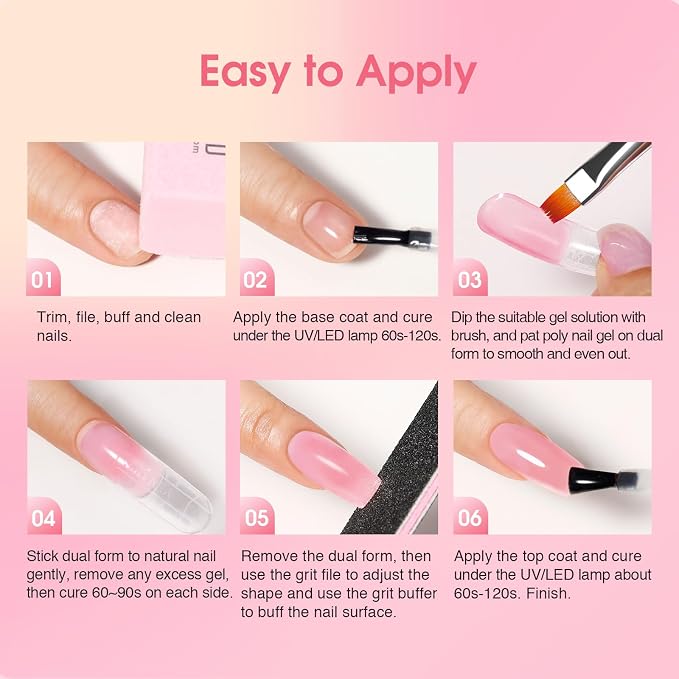 20 Color Poly Nail Gel Kit-02