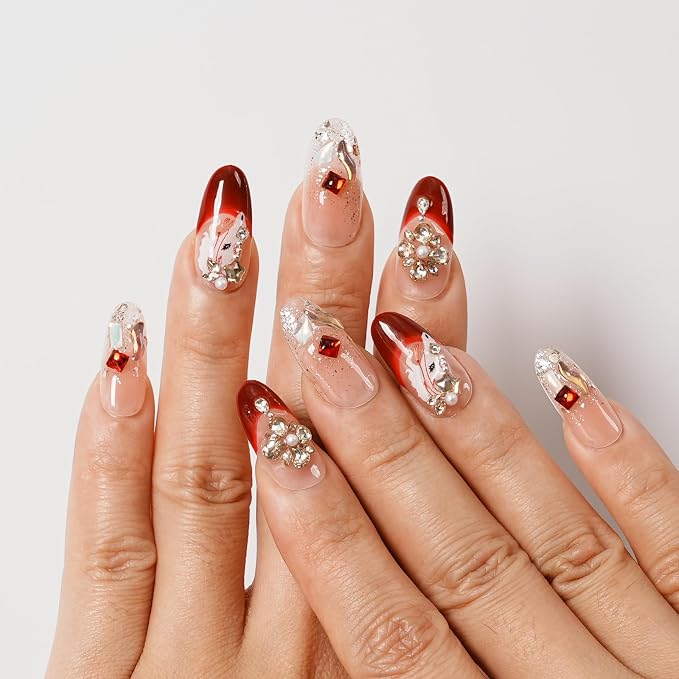 Crimson Crystal Butterfly Glow