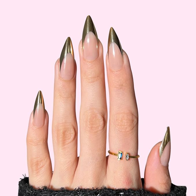Gold Chrome Stiletto