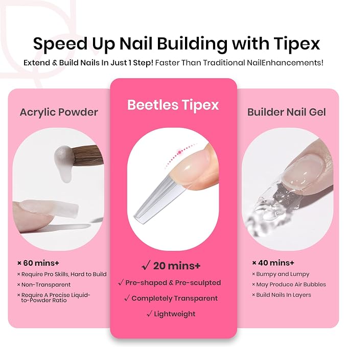 2 - Tipex Nails Kit | Long Coffin | 224