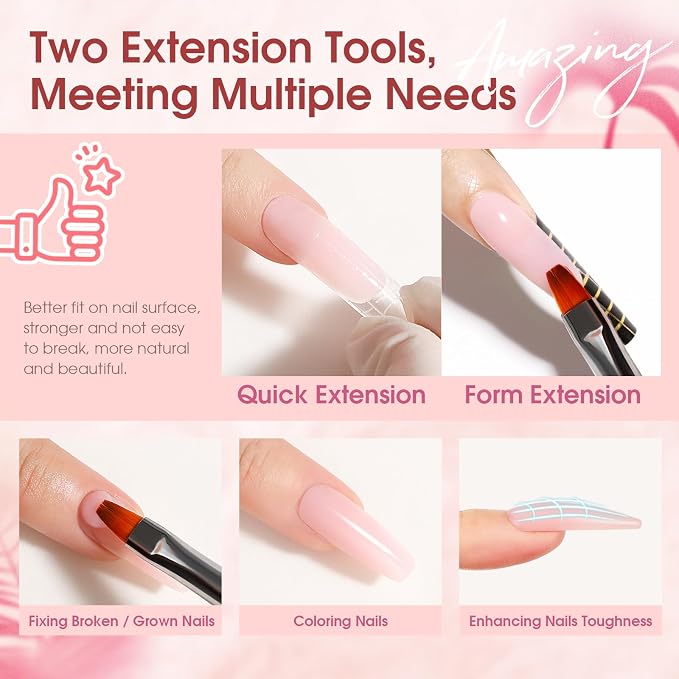 A-20 Color Poly Nail Gel Kit-01