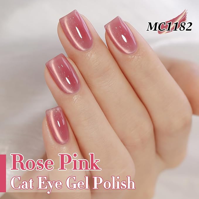 Glass Nude Pink Rose