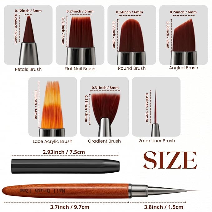 12mm Liner Brush