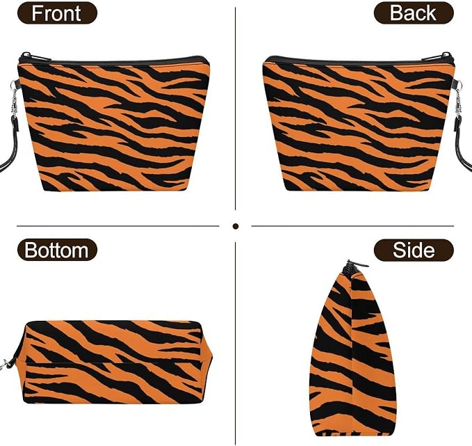 Tiger Stripe Pattern Orange Black