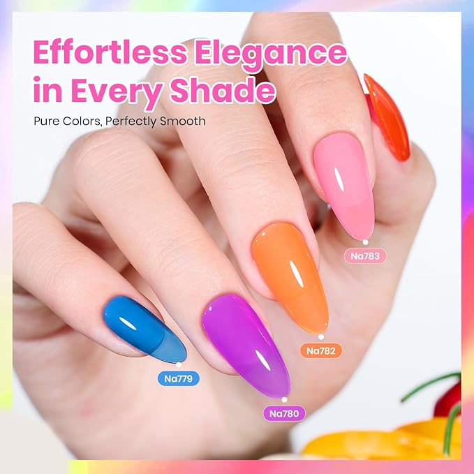Neon Jelly Colorful Bottle Gel