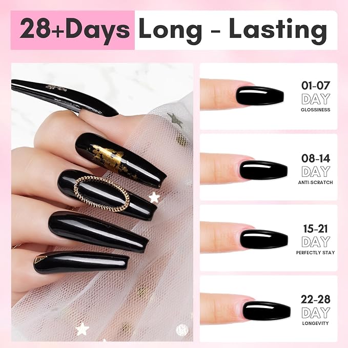 2 Colors Black and Milky White