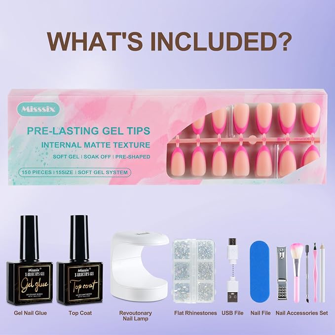 A-Medium Almond nail kit