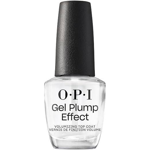 OPI Gel Plump Effect Top Coat, Plumping & Volumizing