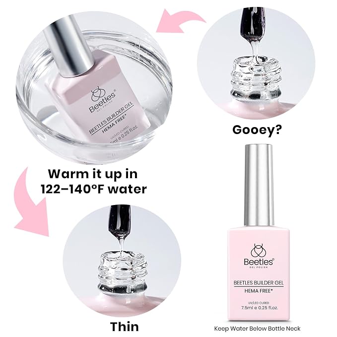 B2-HEMA Free|Clear Sheer Pink & White