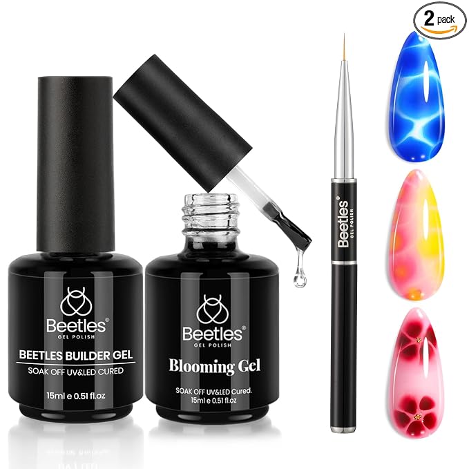 Blooming Gel and Builder Nail Gel