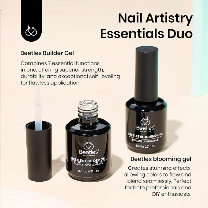 Blooming Gel and Builder Nail Gel