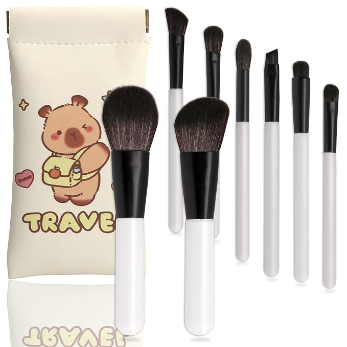 White Makeup Brush Set 8PCS