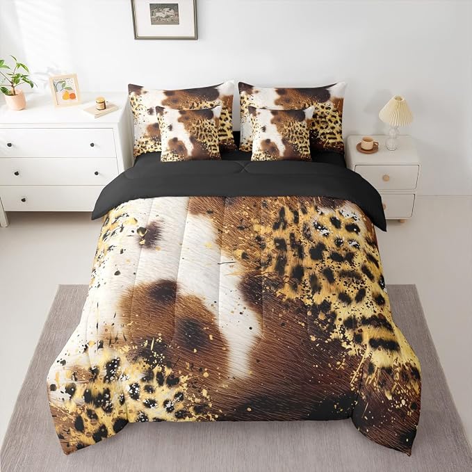 White,brown,black,gold