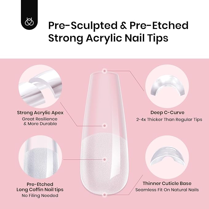 1 - Tipex Nails Only | Long Coffin | 192