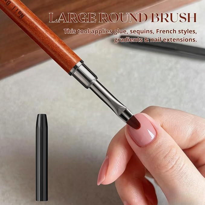 Round Nail Brush
