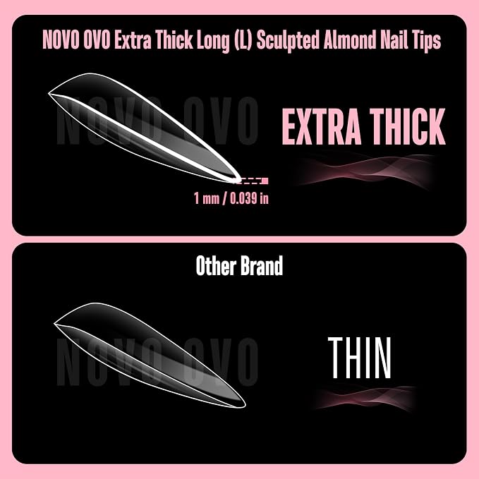 L Almond Sculpted Thick