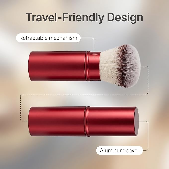 Red with Light Brown Bristles