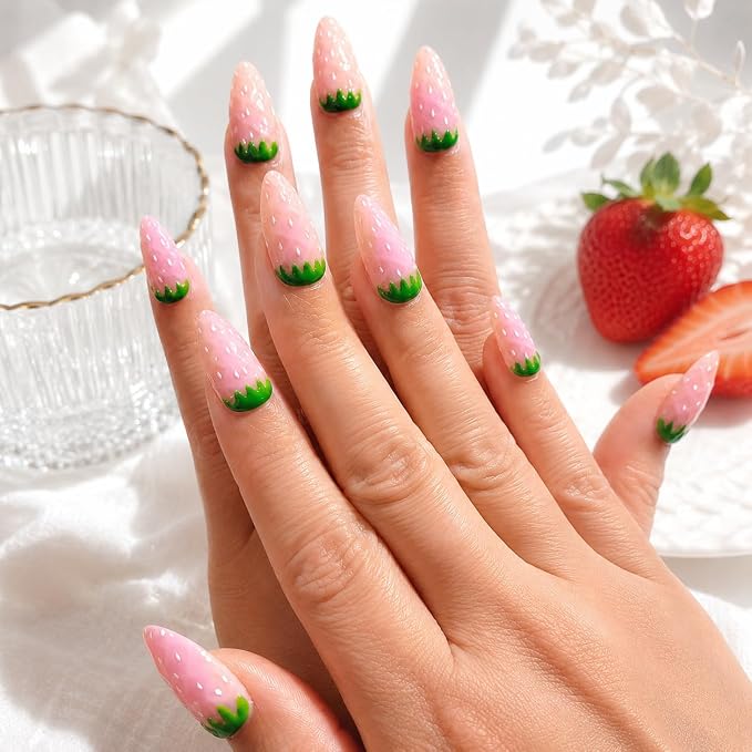 Pink Strawberry Medium Almond