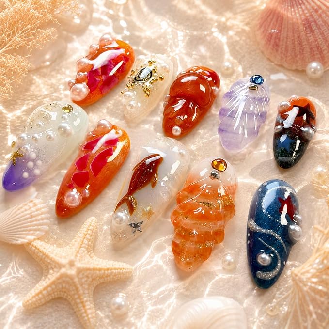 Mermaid Ocean Medium Almond