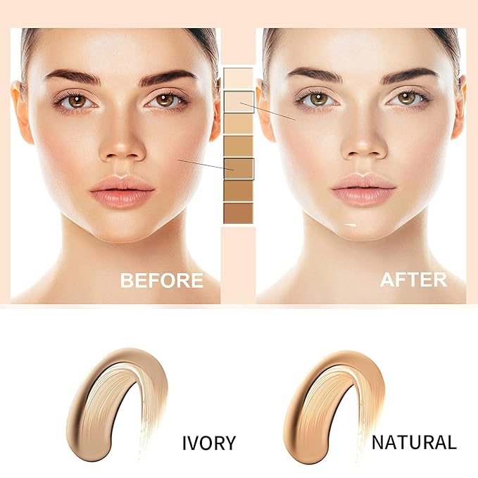 2pcs Natural Color