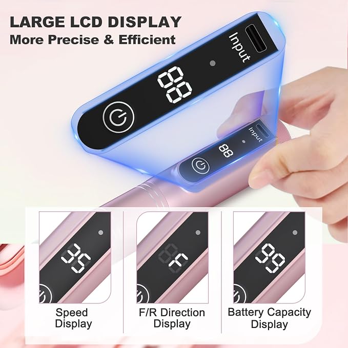 Cordless Pink Nail Drill