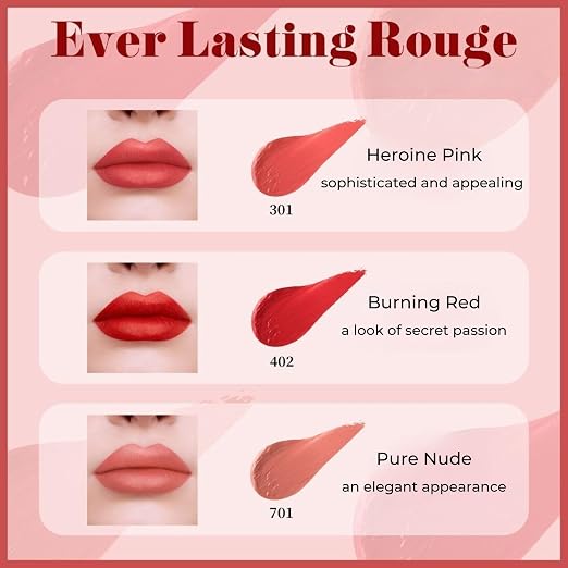 301 Heroine Pink with Cheeky Charm